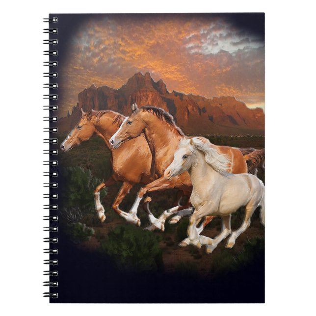 Wild Horses Notebook (Front)