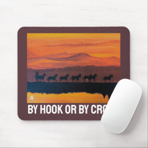 Wild Horses of Montana Painting by Alfred Fox Mouse Pad
