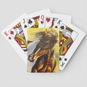 Wild Horses Playing Cards