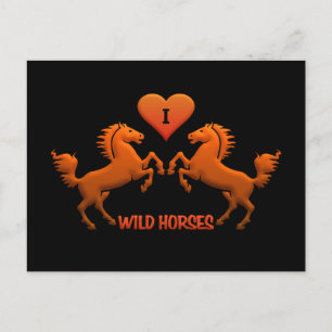 Wild Horses postcard