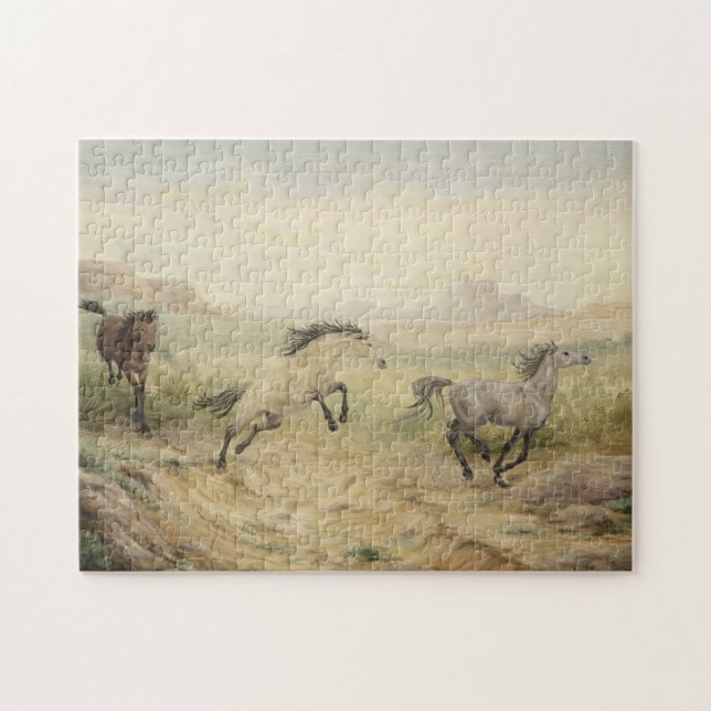Wild Horses Puzzle (Horizontal)