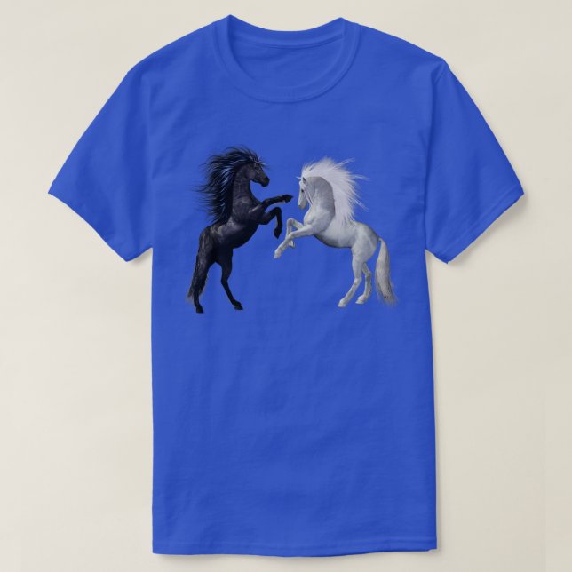 Wild Horses Stallions T-Shirt (Design Front)