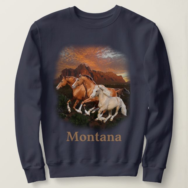 Wild Horses Sweatshirt (Design Front)