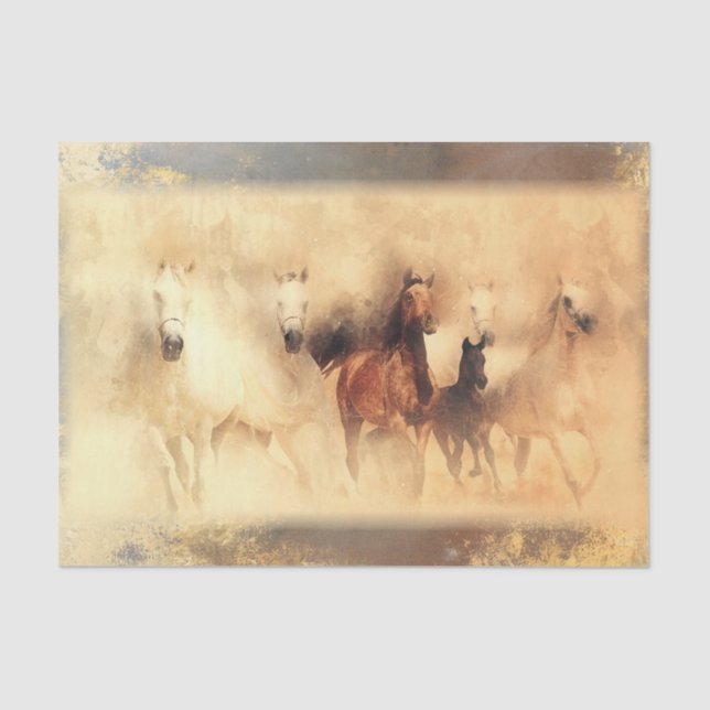 Wild Horses Tissue Paper (Front)