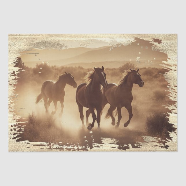 Wild Horses Tissue Paper (Front)