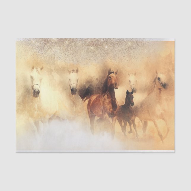 Wild Horses Tissue Paper (Front)