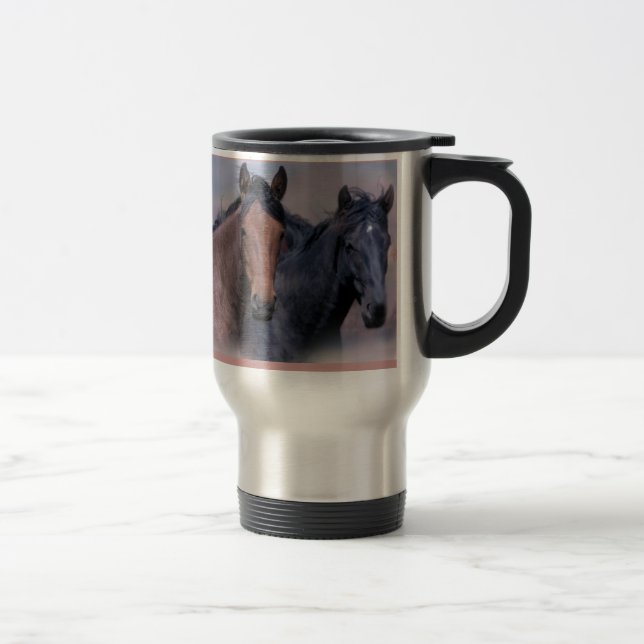Wild Horses Travel Mug (Right)
