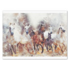Wild Horses Western Decoupage Art