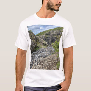 Wild Iceland Waterfall Nature Photography T-Shirt