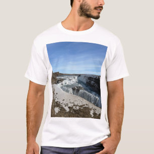 Wild Iceland Waterfall Nature Photography T-Shirt