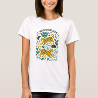 Wild In Pattern Leopards Two T-Shirt