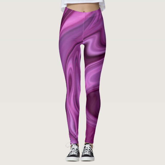 Wild in Purple Leggings (Front)