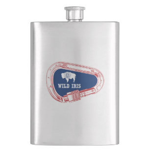 Wild Iris Climbing Carabiner Hip Flask