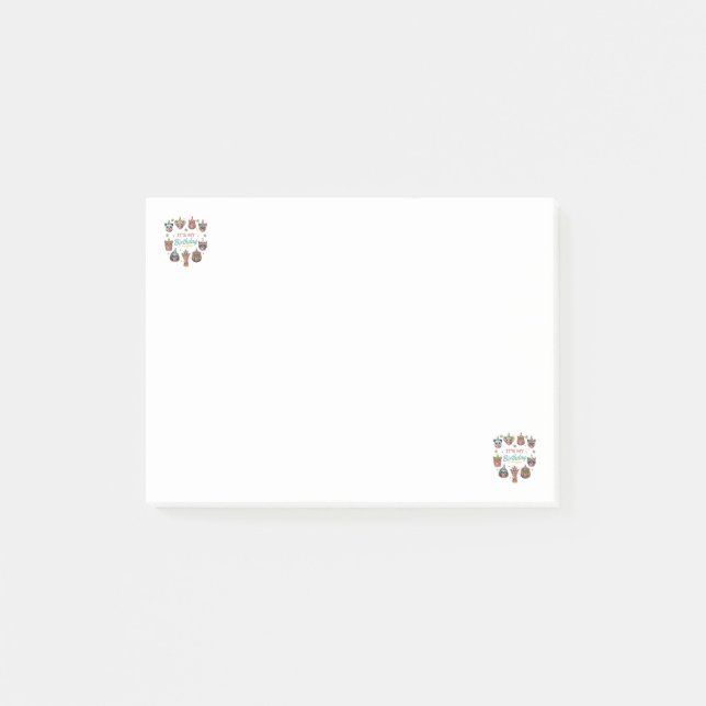 Wild Jungle Animal Birthday Party Design  Post-it Notes (Front)