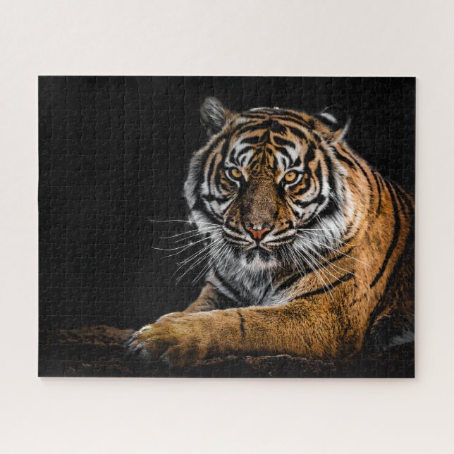 Wild Jungle Animal Tiger  Jigsaw Puzzle (Horizontal)