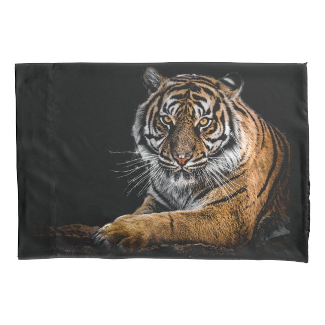 Wild Jungle Animal Tiger Pillowcase (Front)