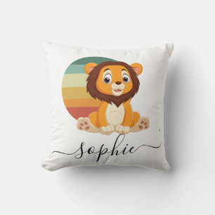 Wild Jungle Safari Animals baby Fleece Blanket Cushion