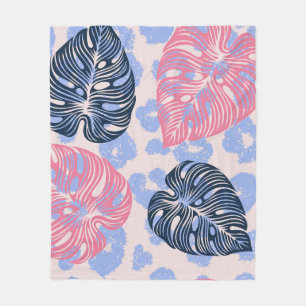 Wild jungle seamless pattern,background with hand fleece blanket