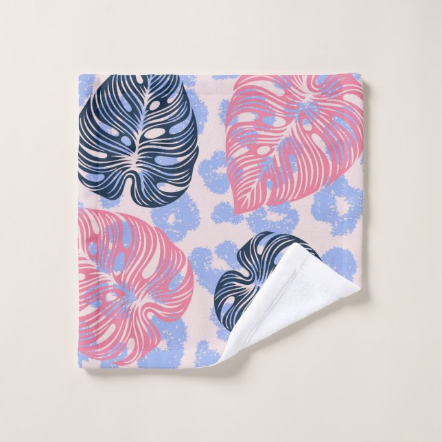 Wild jungle seamless pattern,background with hand  wash cloth (Wash Cloth)