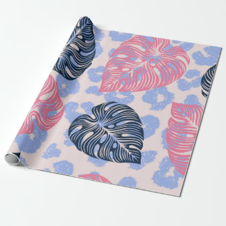 Wild jungle seamless pattern,background with hand wrapping paper