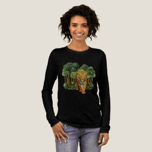 “Wild Jungle Tiger – Nature-Inspired Magnetic Fram Tri-Blend Shirt
