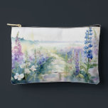 Wild Lavender flowers in watercolour Accessory Pouch<br><div class="desc">Wild Lavender flowers in watercolour</div>