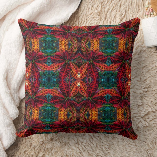Wild Leaf Pattern Cushion (Blanket)