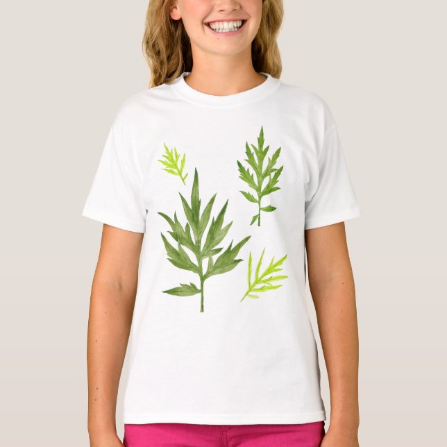 Wild Leaves on a T-Shirt (Front)