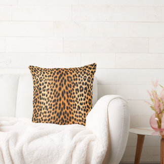 Wild Leopard Energy – Bold Animal Print Fashion Cushion