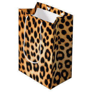 Wild Leopard Energy – Bold Animal Print Fashion Medium Gift Bag