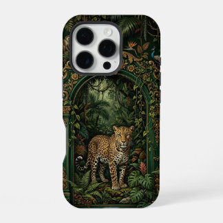 Wild Leopard Jungle Arch | iPhone 16 Pro Case