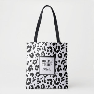Wild Leopard Print Bachelorette Tote Bag