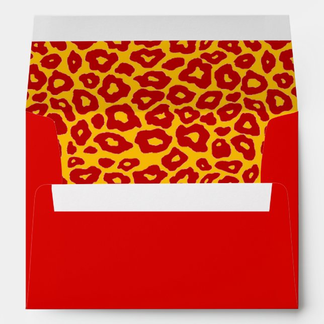 Wild Leopard Print Envelopes (Back (Bottom))