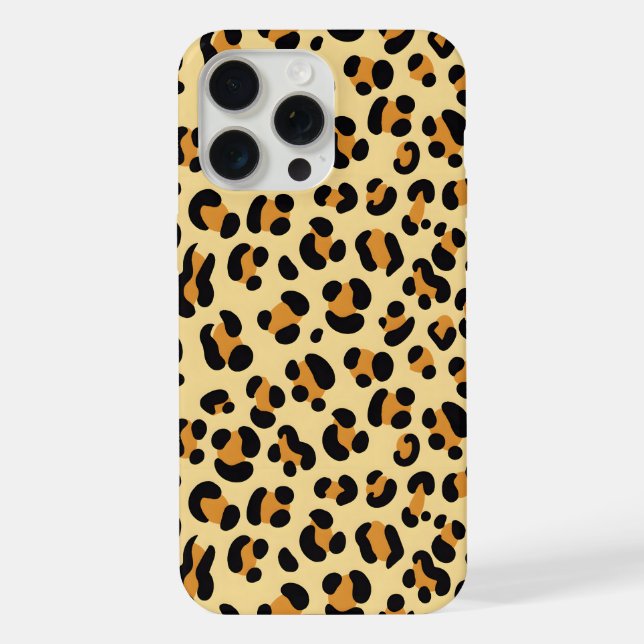 Wild Leopard Skin iPhone Case (Back)