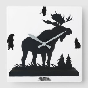 "Wild Life" Acrylic Wall Clock