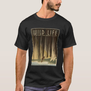 Wild Life National Parks Preserve All Life1940 T-Shirt