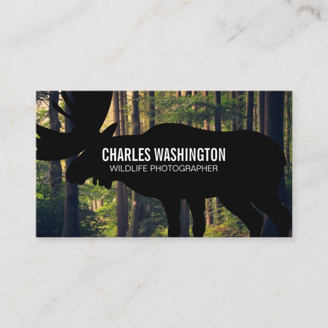 Wild Life Photographer | Outdoors Business Card (Front)