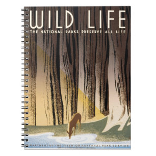 Wild Life Spiral Notebook