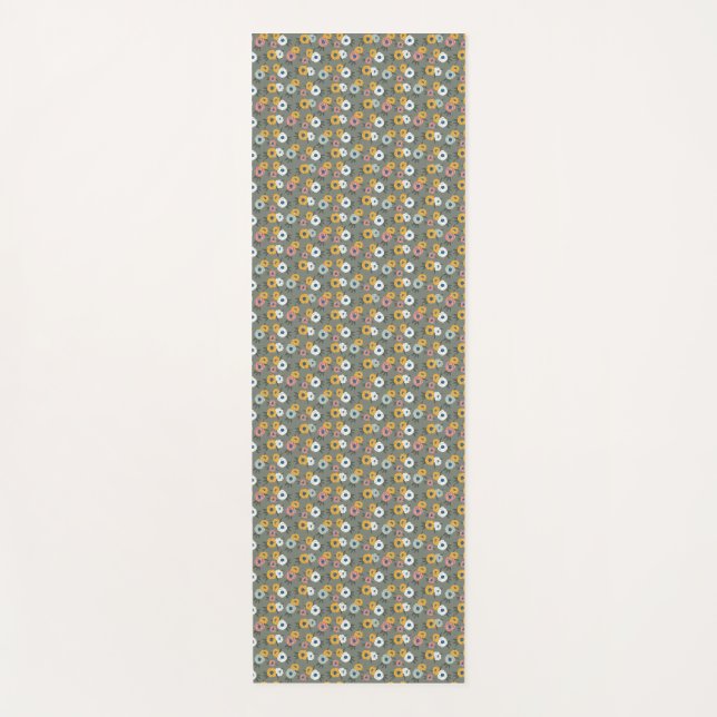 Wild Like The Flowers Yoga Mat (Front)