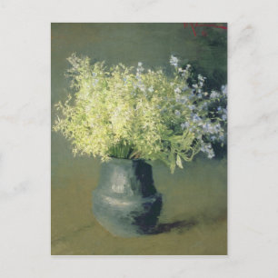 Wild Lilacs and Forget-Me-Nots, 1889 Postcard