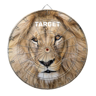 Wild Lion Personalised  Dartboard