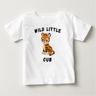 Wild Little Cub Baby T-Shirt