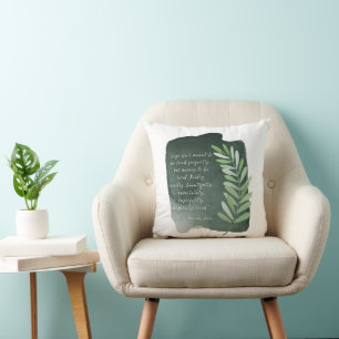 Wild Living Quote Throw Pillow Magic