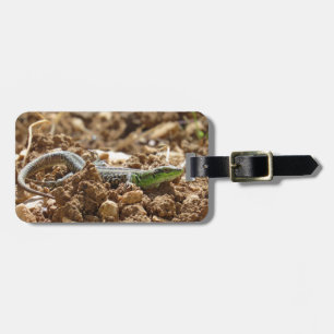 Wild Lizard Nature Photography Rustic Luggage Tag