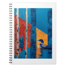 Wild Loon Spiral Photo Notebook