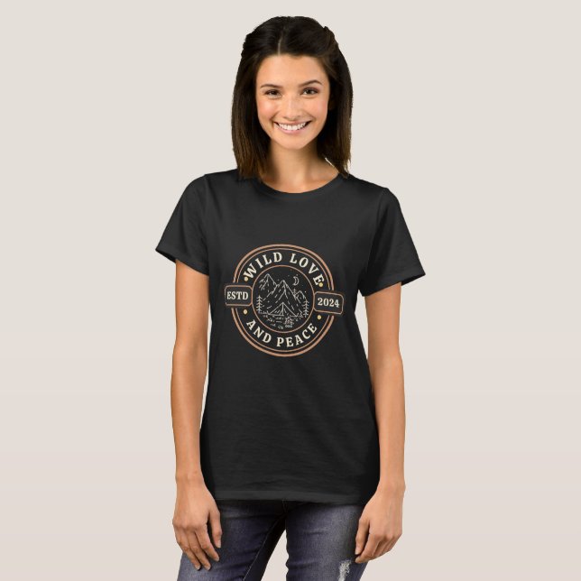 Wild Love and Peace T-Shirt (Front Full)
