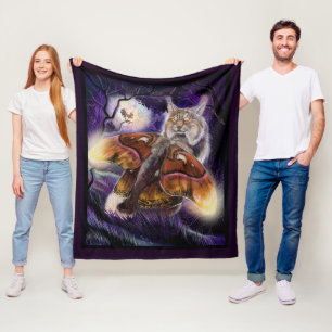 Wild Luminessense Fleece Blanket