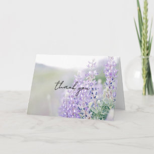 Wild Lupine Thank You Card