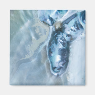 Wild Malaysian Mother of Pearl Magnet