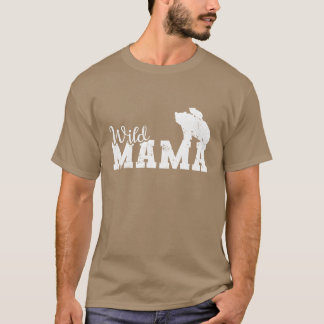 Wild Mama Bear Forest Animal vintage T-Shirt